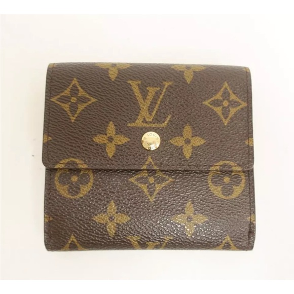 Authentic LOUIS VUITTON Monogram Portefeiulle Elise Leather Wallet #26663 - Picture 1 of 16